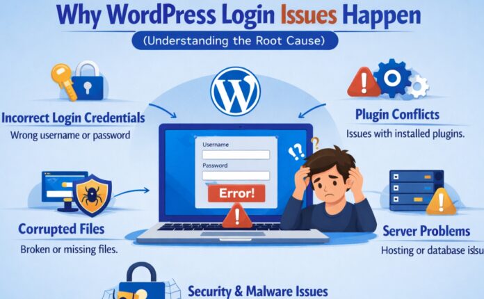 Why WordPress Login Issues Happen (Understanding the Root Cause)