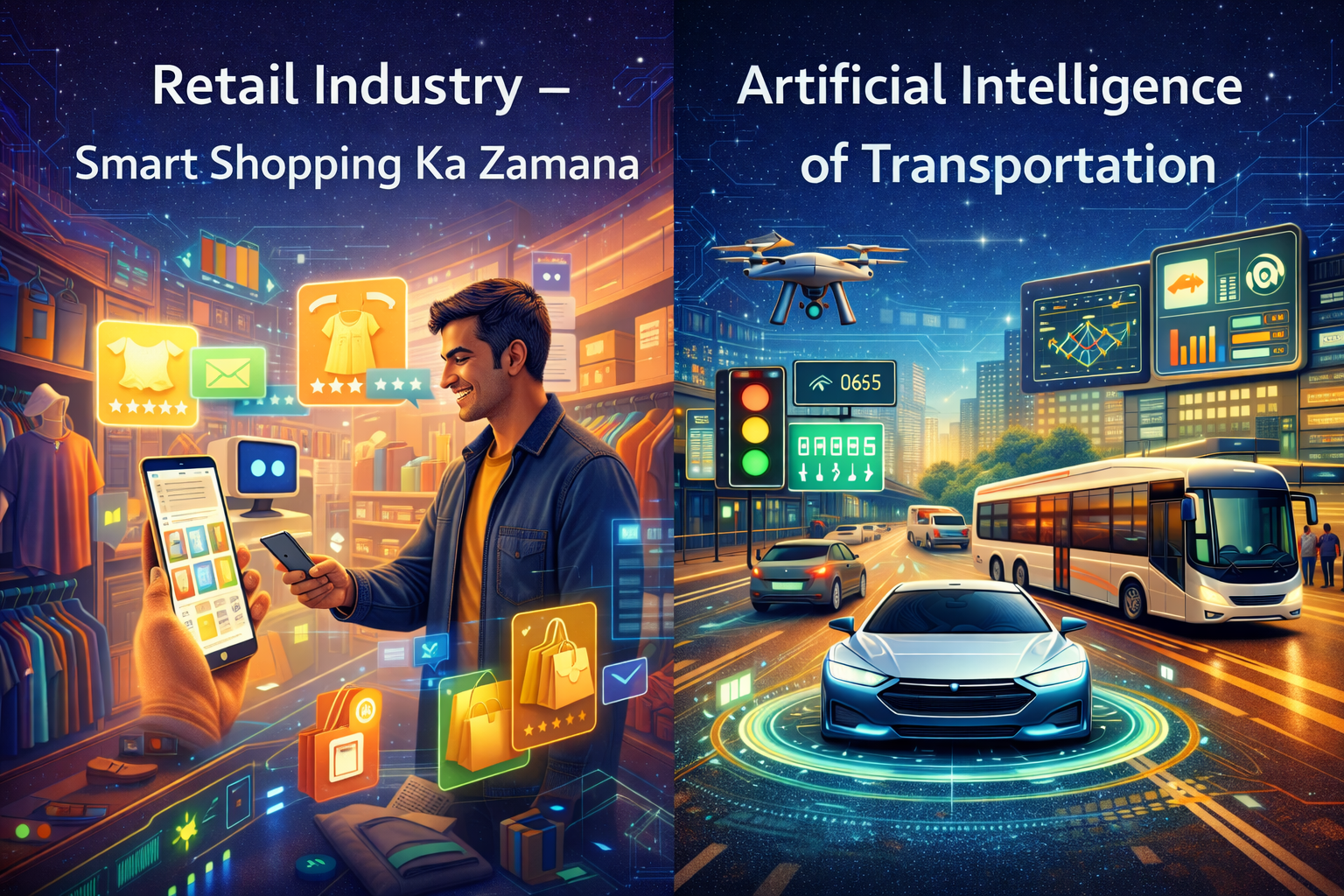 Retail Industry – Smart Shopping Ka Zamana and Artificial Intelligence of  Transportation
