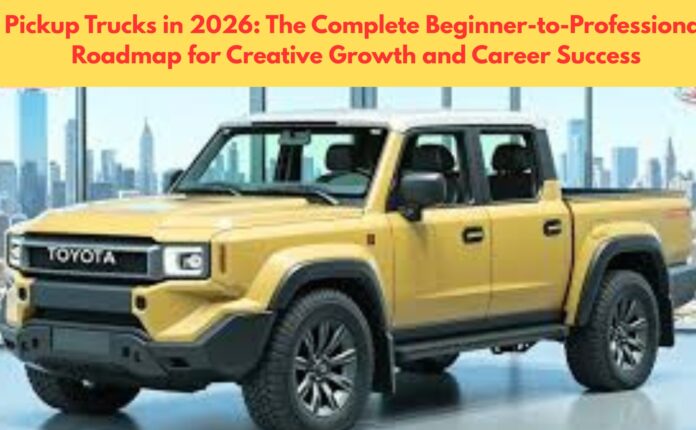 Pickup Trucks in 2026: The Complete Beginner-to-Professional Roadmap for Creative Growth and Career Success