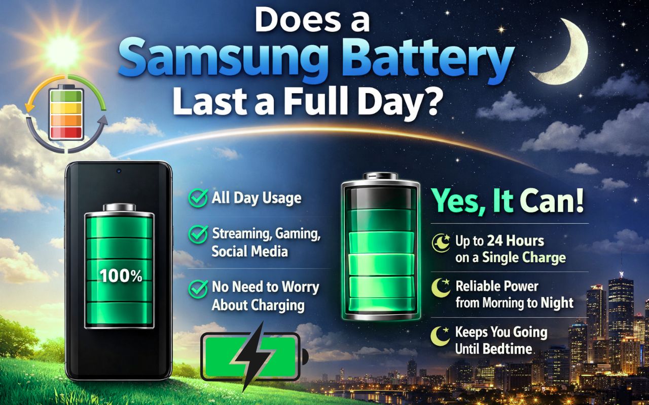 Battery life: Does a Samsung battery last a full day?
