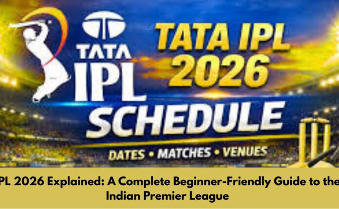IPL 2026 Explained: A Complete Beginner-Friendly Guide to the Indian Premier League